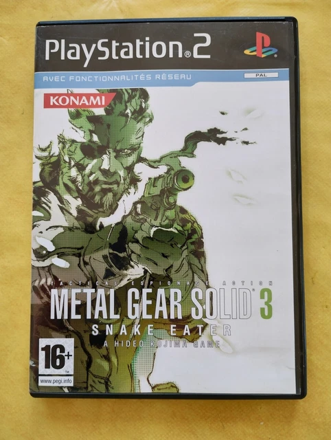 Métal Gear Solid 3 PS2  🇫🇷 complet