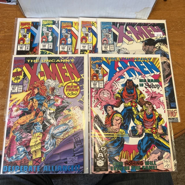 The Uncanny X-Men, 7 Issue Lot #281 To 287 ￼ First Appearance Of Bishop ￼