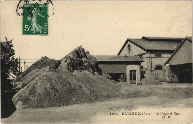 CPA ÉVREUX-L'Usine a Gaz (28887)