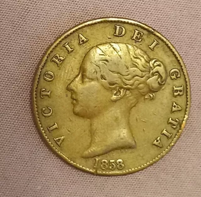 Victorian Half Penny 1858