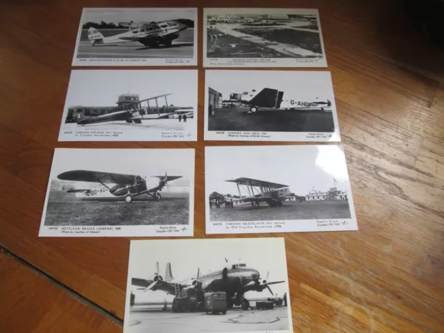 7 Old Military Unused Aircraft Postcards Inc. Junkers Ju52 & F60 Goliath