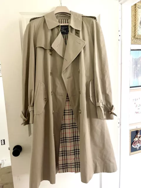 Vintage Burberry Trench Coat Luxury Jacket Rare