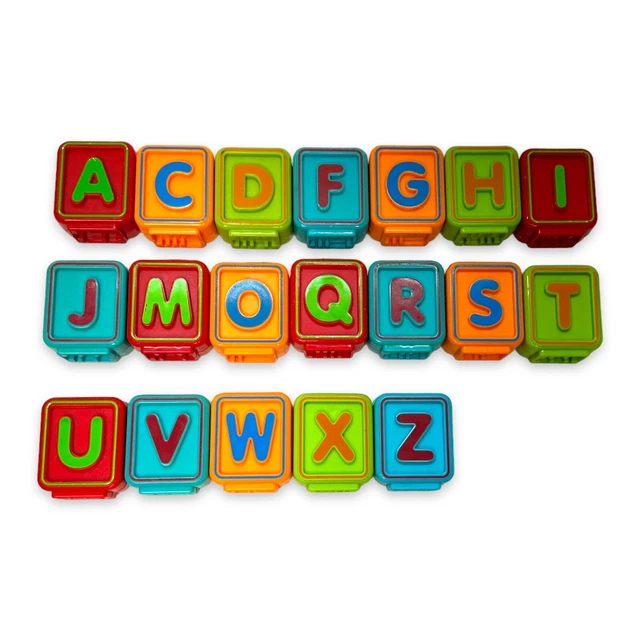 Sit to Stand Vtech Replacement Letter Blocks Alphabet Train (Partial Set) 19pcs