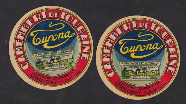 Ancienne étiquette De Boîte à Fromage – Camembert D’Orbigny L’Olivet Touraine (neuve, France)