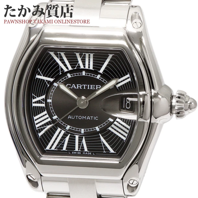 CARTIER ROADSTER LM W62041V3 Orologio Automatico Inox Usato b1022