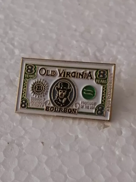 Pin's Pins Pin Boisson Alcool Whisky Whiskey  Le Billet "old Virginia Bourbon"