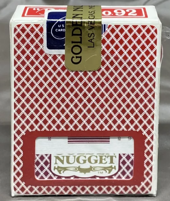 Official Las Vegas Golden Nugget Casino Used Bee 092 Playing Cards