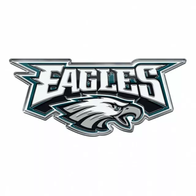 4" philadelphia eagles nfl football team logo full color emblem sticker