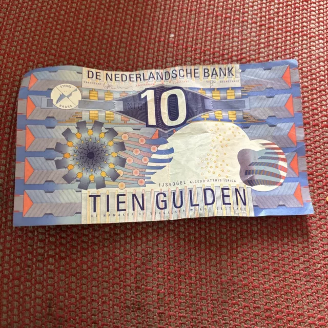 PAYS BAS Netherlands Billet 10 GULDEN ND 1997   Banque Tien