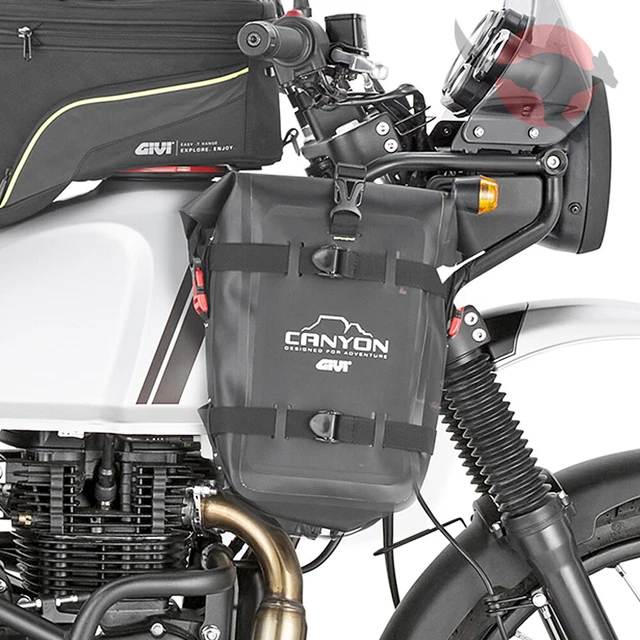 Borse Moto Impermeabili Per Royal Enfield Himalayan - Borsa Manubrio E Sella Con Attacco Rapido