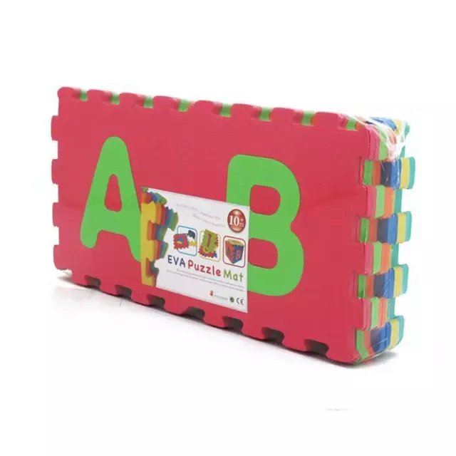 26pcs Soft EVA Foam Baby Kids Play Mat Alphabet Number Puzzle 30x 30cm