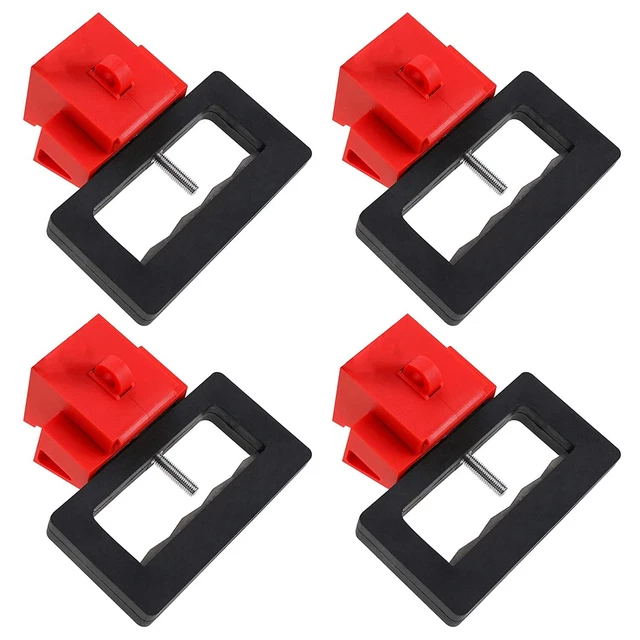 RealPlus Circuit Breaker Lockout Device, 4pcs 480/600V Clamp-on Breaker Lock Out