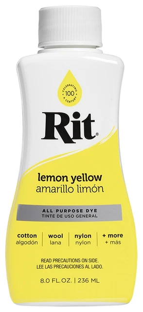 Líquido Rit Dye 8 oz amarillo limón -8-1