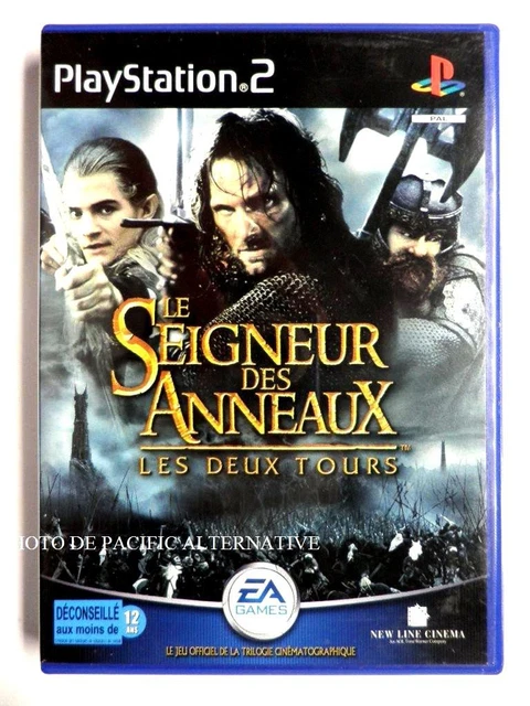 Jeu PS2 Le Seigneur Des Anneaux : Les Deux Tours - Version Française Complète - Bon état