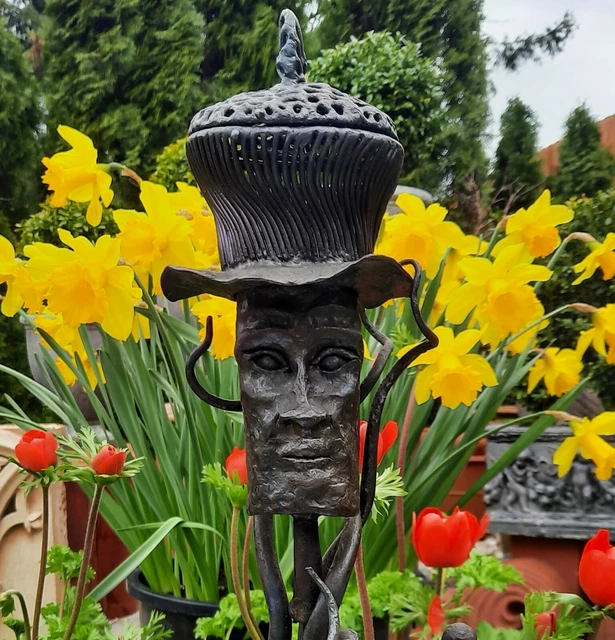 1975 SWANSON ART GALLERIES mushroom sausalito san francisco vtg sculpture statue