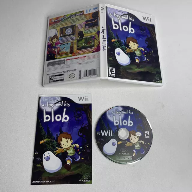 A Boy and His Blob Trouble on Blobolonia (Nintendo Wii, 2009) Complete Tested