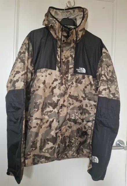 The North Face Windbreaker Light Jacket Camouflage Mens Large