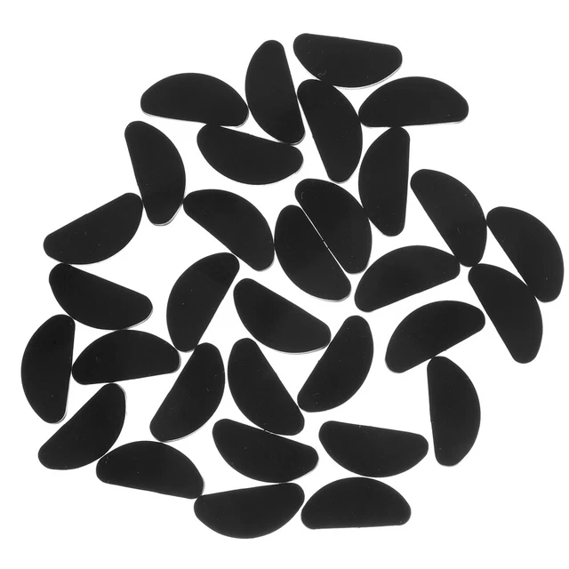 30 Pcs Nose Pad for Eyeglasses Replaceable Pads Big Black Small