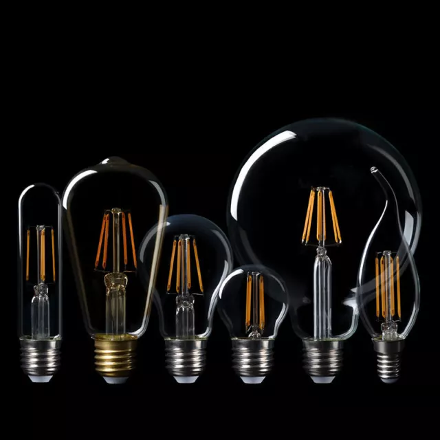 Vintage Glühbirne gelb E27/B22/E14 Industrie Retro Edison Style Lampe LED Birne
