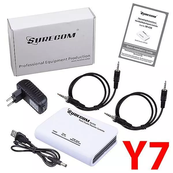 SURECOM SR-628 (Y7) cross band Duplex Repeater Controller with YAESU VX-7R cable