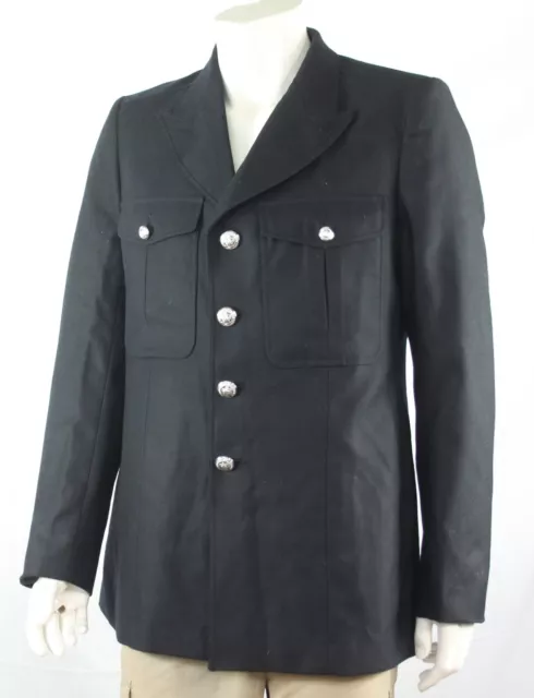 Genuine Surplus British Metropolitan Police Dress Jacket Black 39" Chest (1333)