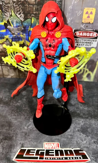 Marvel Legends Watcher BAF Figure Series Zombie Hunter Spiderman Custom & Stand Marvel Legends Watcher BAF Figure Series Zombie Hunter Spiderman Custom & Stand