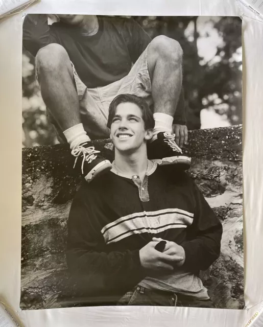 Abercrombie & Fitch rare vintage 1998 in-store b&w photo poster ~3.5' x 4.5' 3/3
