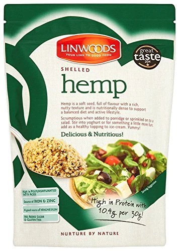 Linwoods canapa sgusciata 225G centrale elettrica ricca di proteine ​​della natura piena di sapore3