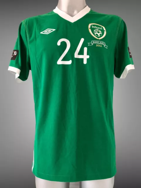 Republic of Ireland Umbro match worn / issue shirt 2011