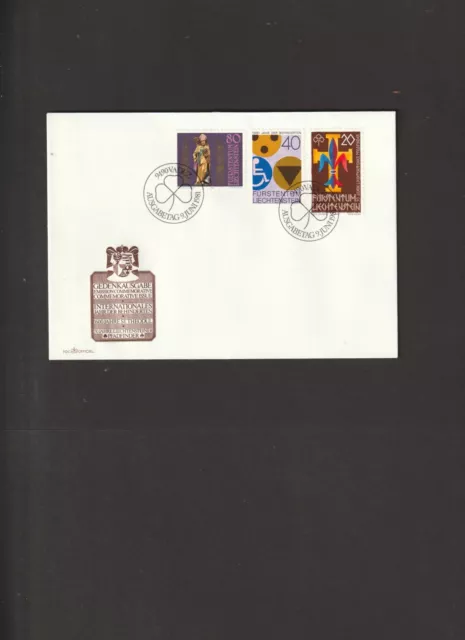 Liechtenstein-FDC - Mi.Nr.  773 - 775 " Internationales Jahr der Behinderten " X