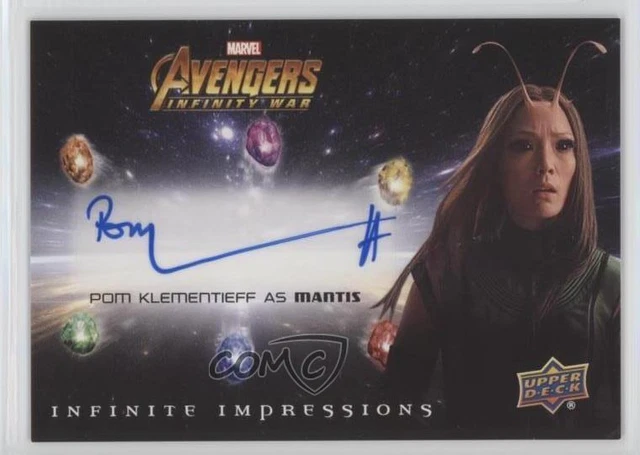 2018 Marvel Avengers Infinity War Infinite Impressions Pom Klementieff Auto 5me