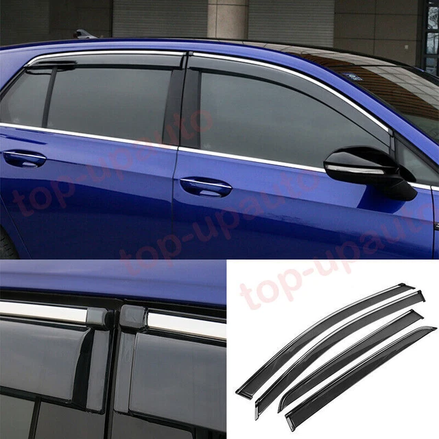 FOR VW GOLF R Mk8 20222024 Car Window Wind Visors Sun Rain Guard Vent