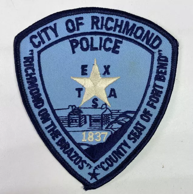 Richmond Fort Bend County Texas TX Patch B7