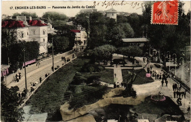 CPA  Enghien-les-Bains - Panorama du Jardin du Casino (290206)