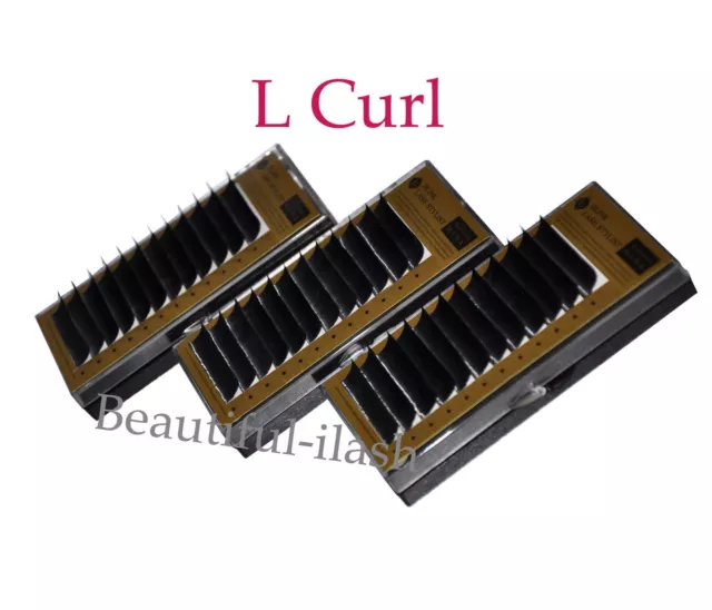 Eyelash Extension COMBO Blink BL Lashes Mink New L curl 15, 20 25mm 3-tray lot