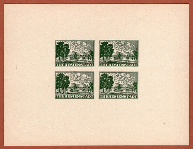 Theresienstadt, Kleinbogen, private Nachahmung (5085EP)