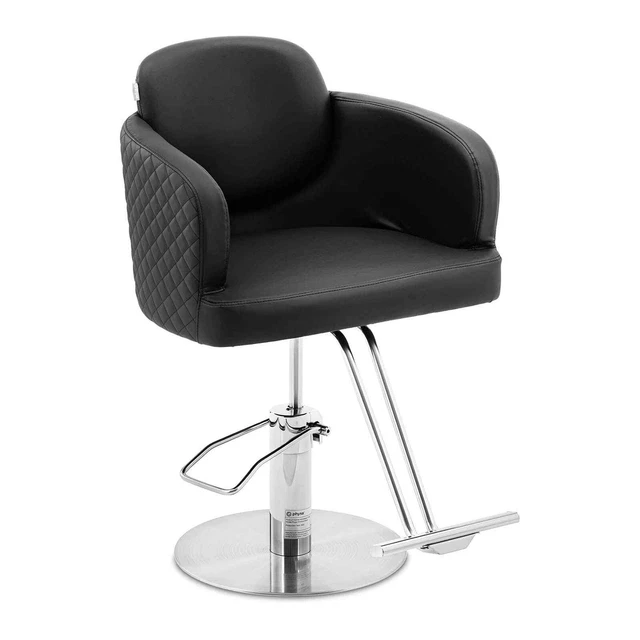 Friseurstuhl mit Fußstütze höhenverstellbar Barber-Stuhl 200 kg Winsford Black
