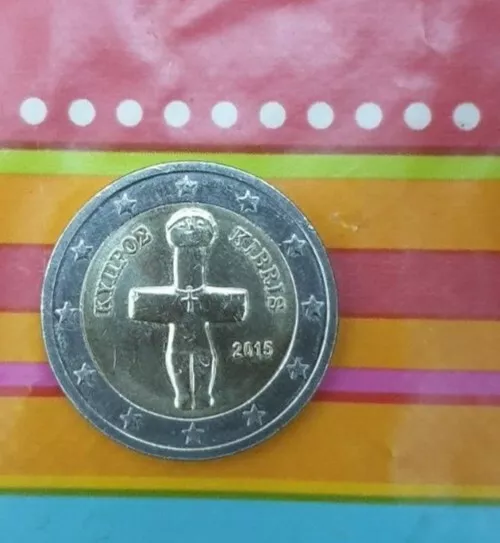 Vendo rara moneta da 2 euro di Cipro del 2015