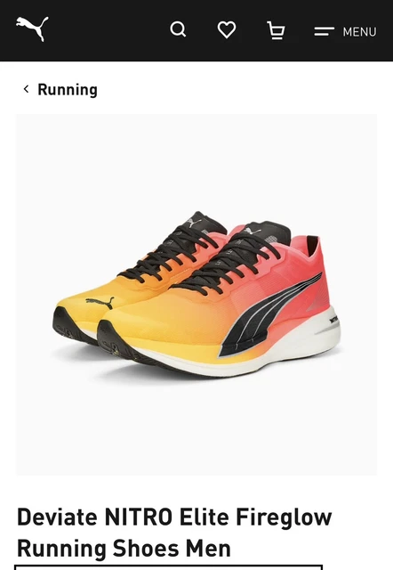 Puma Deviate Nitro Elite Fireglow (Size 6)