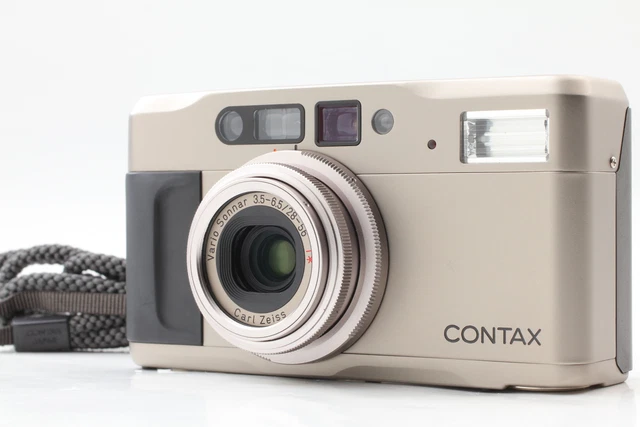LCD Works [MINT w/strap] Contax TVS II Point & Shoot 35mm Film Camera From JAPAN