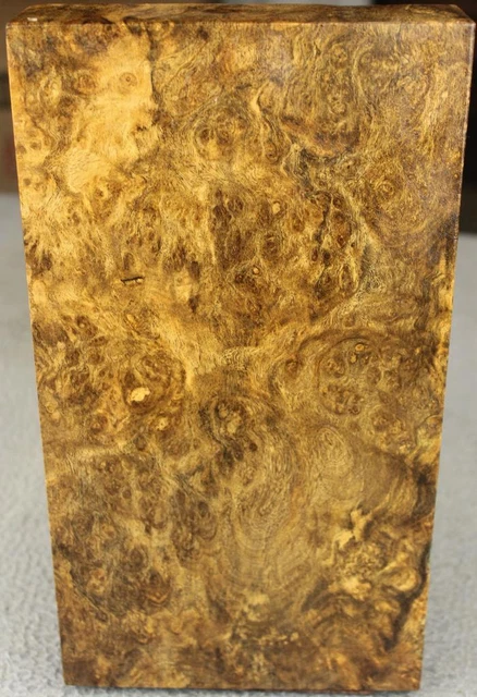Sindora Burl Blank: ¡1 5/8"" X 6"" X 11"" Multicolores Con Figuras Ojo De Pájaro! Sdb057