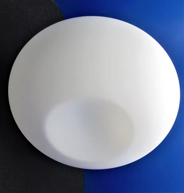 Ersatzglas Lampenschirm Oval, Ø 250mm, Öffnung Ø 70mm, Höhe 140 mm, Opal matt
