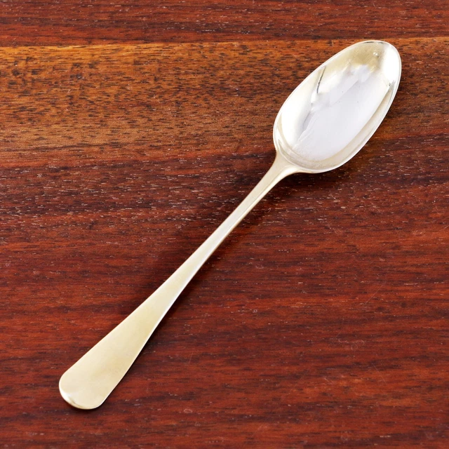 John Carman George Ii Sterling Silver Gilt Teaspoon Hanoverian Style 1739-55