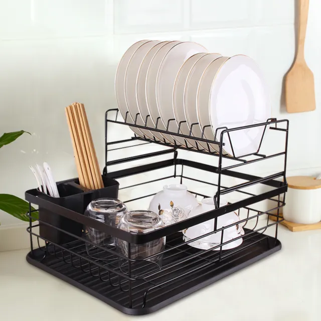 Yamazaki Home Double Decker Dish Rack, 2 Colors  Decorazione cucina,  Cucine piccole, Organiser cucina