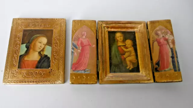 2 Icone Vergine A il Bambino Segno Madona Galleria Degli Uffizi Firenze