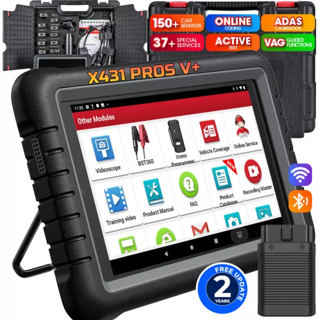 2024 LAUNCH X431 PRO ELITE PROS V+ Profi OBD2 Diagnosegerät ALLE SYSTEM Coding