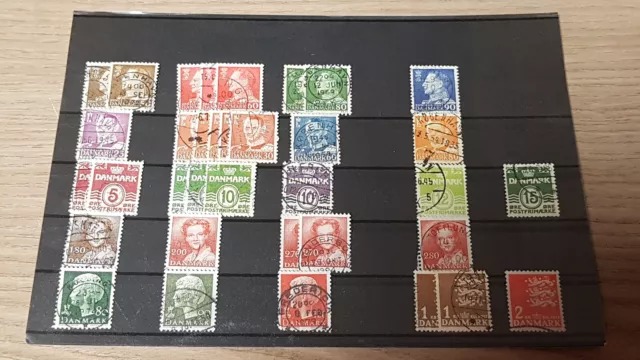 Konvolut / Lot 1 - alte Briefmarken aus Dänemark