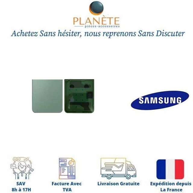 Cache Batterie Vert D'eau Pour Samsung Galaxy Z Flip5 5G F731 - Accessoire Neuf Générique