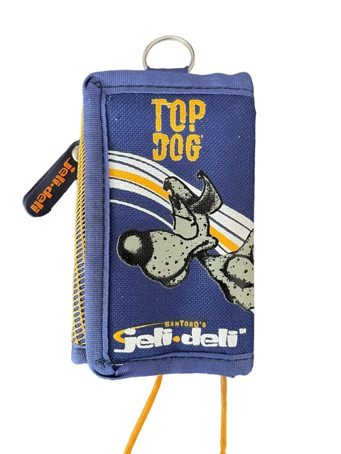 Portafoglio Jeli Deli Santoros Top Dog bambini tasca con cerniera.