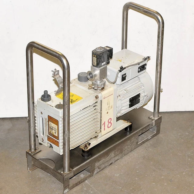 Edwards E2M18 Rotary Vane Vacuum Pump A36317984 with Leroy Somer Motor *Drips*